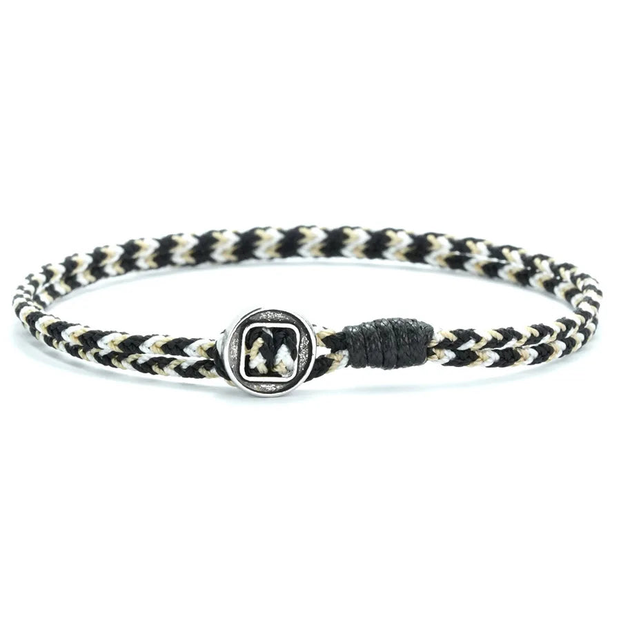 2mm Doppelschicht Geflochtenes Seil Armband Unisex Glücksarmband Bunt