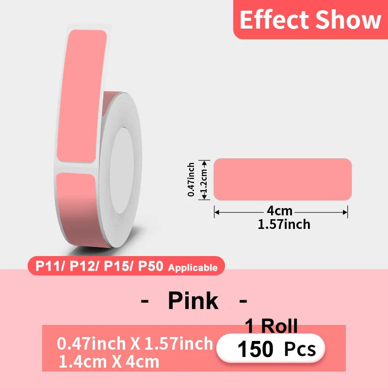 Tragbarer Mini Bluetooth Thermoetikettendrucker für Büro Küche Schule