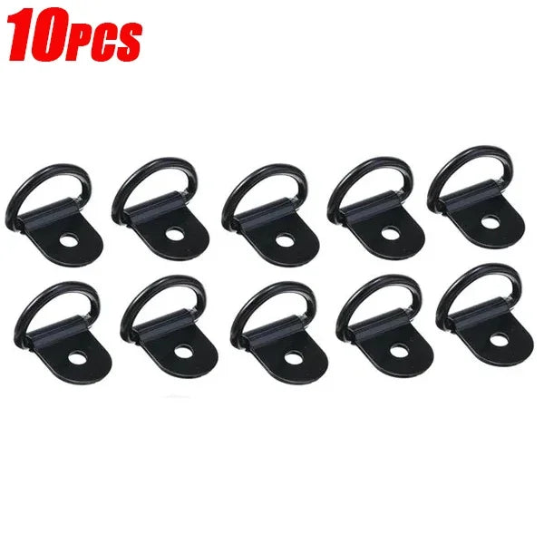 Robuste Edelstahl D-Form Zughaken 10/20er Set – Sicher - Vielseitig Montierbar