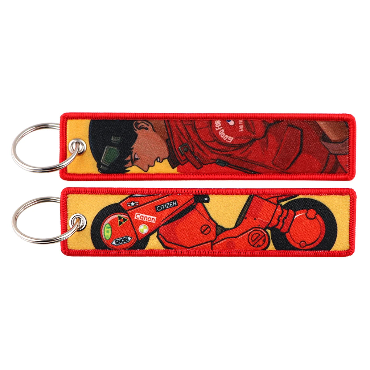Manga Cartoon Schlüsselanhänger aus Metall für Motorrad und Auto 13cm