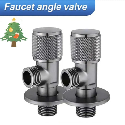 4 Punkte Einlassventil G1/2 Messing Wasserhahn Absperrventil für Bad & WC