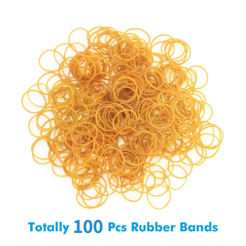 Gelbe Gummibänder 40mm elastisch für Büro und Verpackung