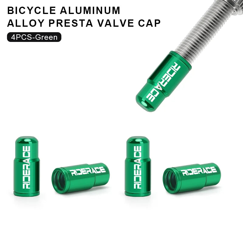 Robuste Aluminium Ventilkappe für Presta Ventile – CNC gefräst, staubdicht, MTB/Rennrad