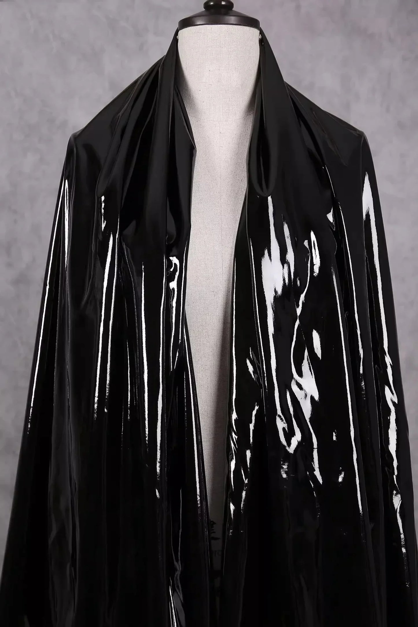 50x145cm Glänzender Elastischer Kunstleder Stoff für Kleidung DIY Projekte