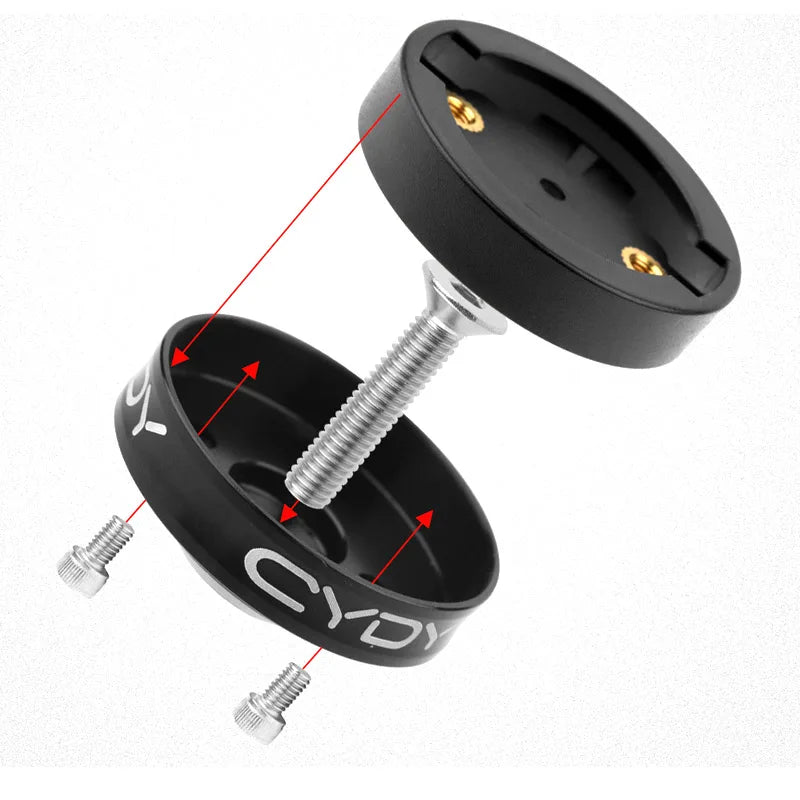 Fahrrad Computer Halterung für Vorbaukappe – sichere GPS Montage