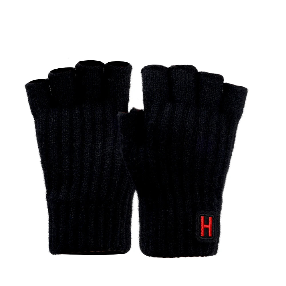 Gestrickte Thermo Halbfingerhandschuhe Für Damen Und Herren-Yabubestshop