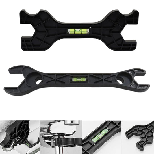 Multifunktionaler Doppelkopf Duschschlüssel Kunststoff Sanitär Werkzeug