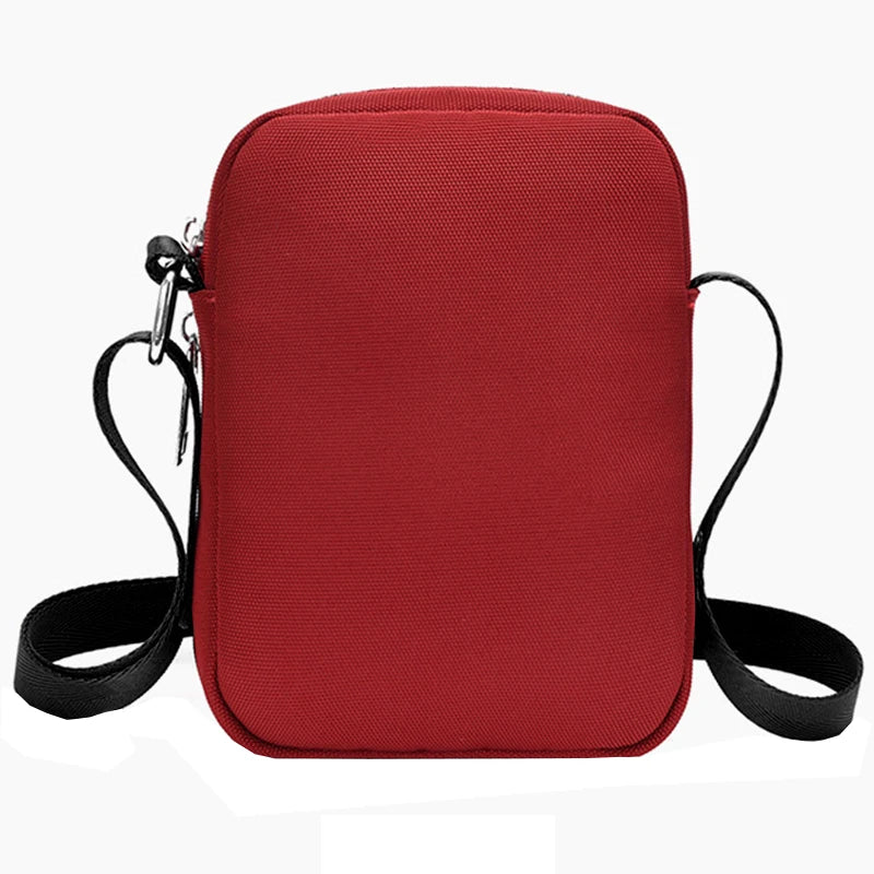 Mehrfarbige Mini Umhängetasche mit mehreren Fächern für Alltag