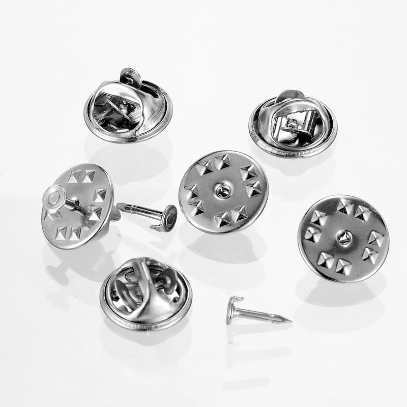Metall Locking Pin Brosche Abzeichen Halter Verschluss für DIY Schmuck und Handwerk-Yabubest - Home & More