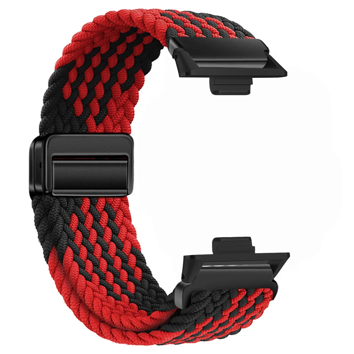 Verstellbares Nylon-Schlaufenarmband mit Magnetverschluss für Sportuhren