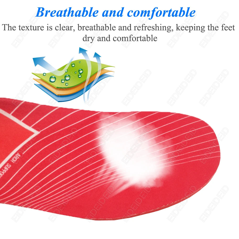 Orthopädische Sport Einlegesohlen Fußgewölbestütze Komfort