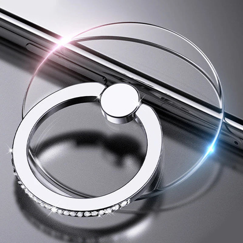 Transparenter Handy Ringhalter Ständer 360 Grad Fingergriff für Hüllen