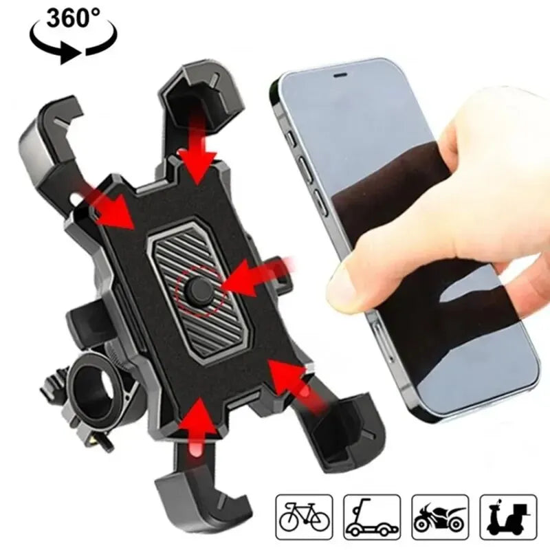 Rutschfeste 360° Drehbar Fahrrad Motorrad Handy Halterung Universal Smartphone