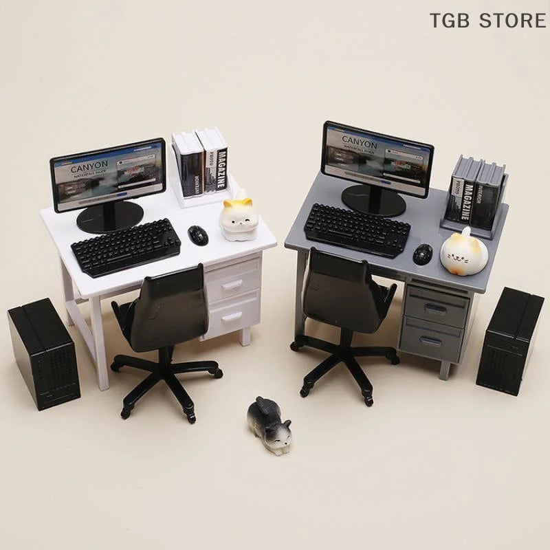 Miniatur Puppenhaus Möbel Set für realistische Raumgestaltung