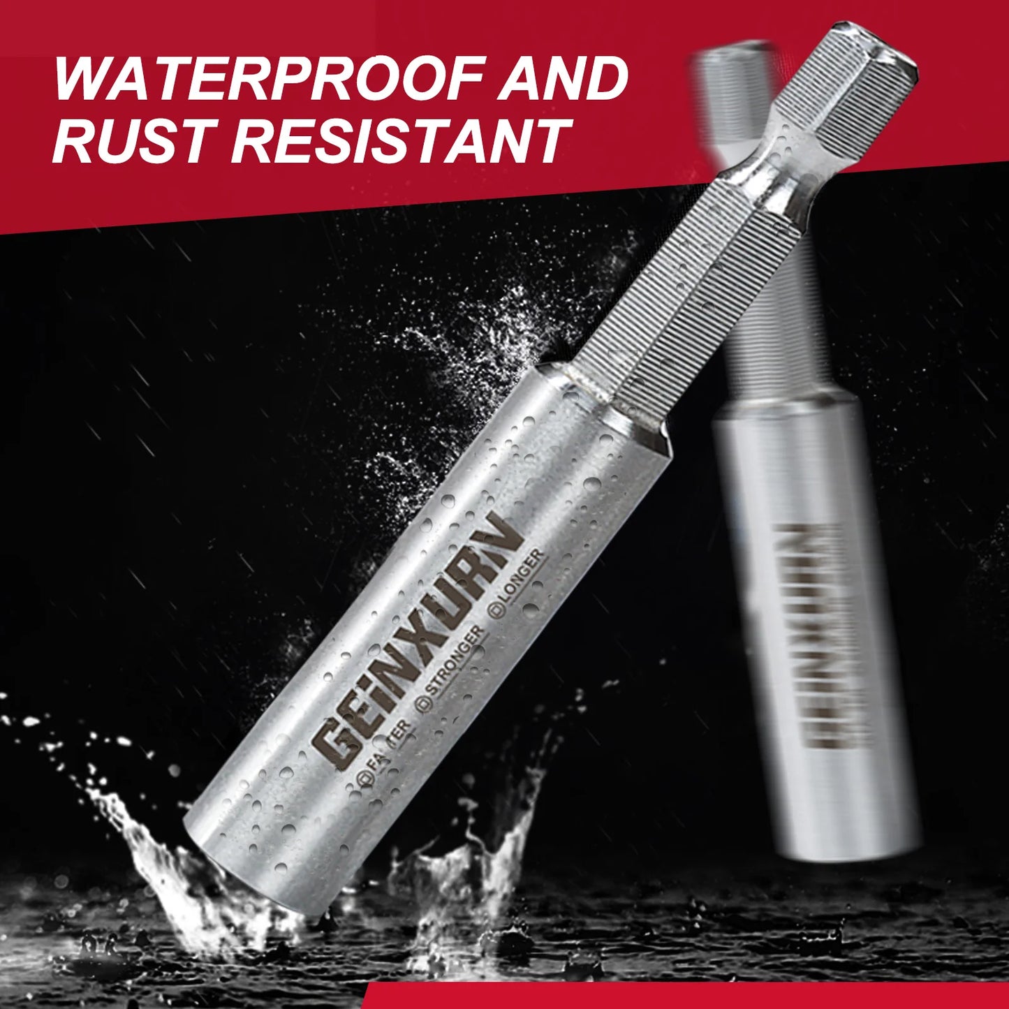 Edelstahl Bithalter 2 Zoll magnetisch – Schnellwechsel Bohrer Verlängerung