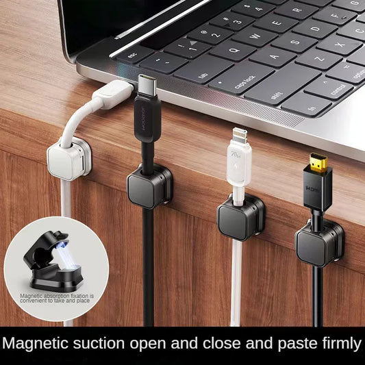 Magnetischer Schreibtisch Organizer für Kabel und Maus, selbsthaftend - Yabubest - Home & More