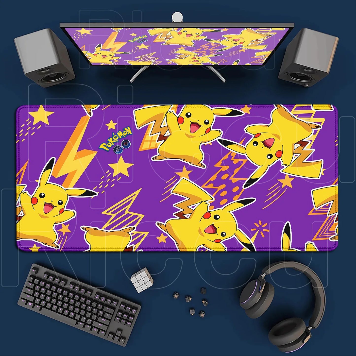 Extra Großes Gaming Mauspad 120x60cm Rutschfest Schreibtischunterlage XXL