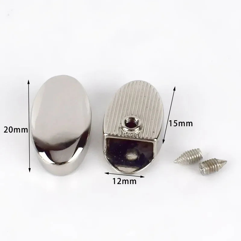 50 Metall Reissverschluss Stopper Clips DIY Zubehör für Taschen Kleidung