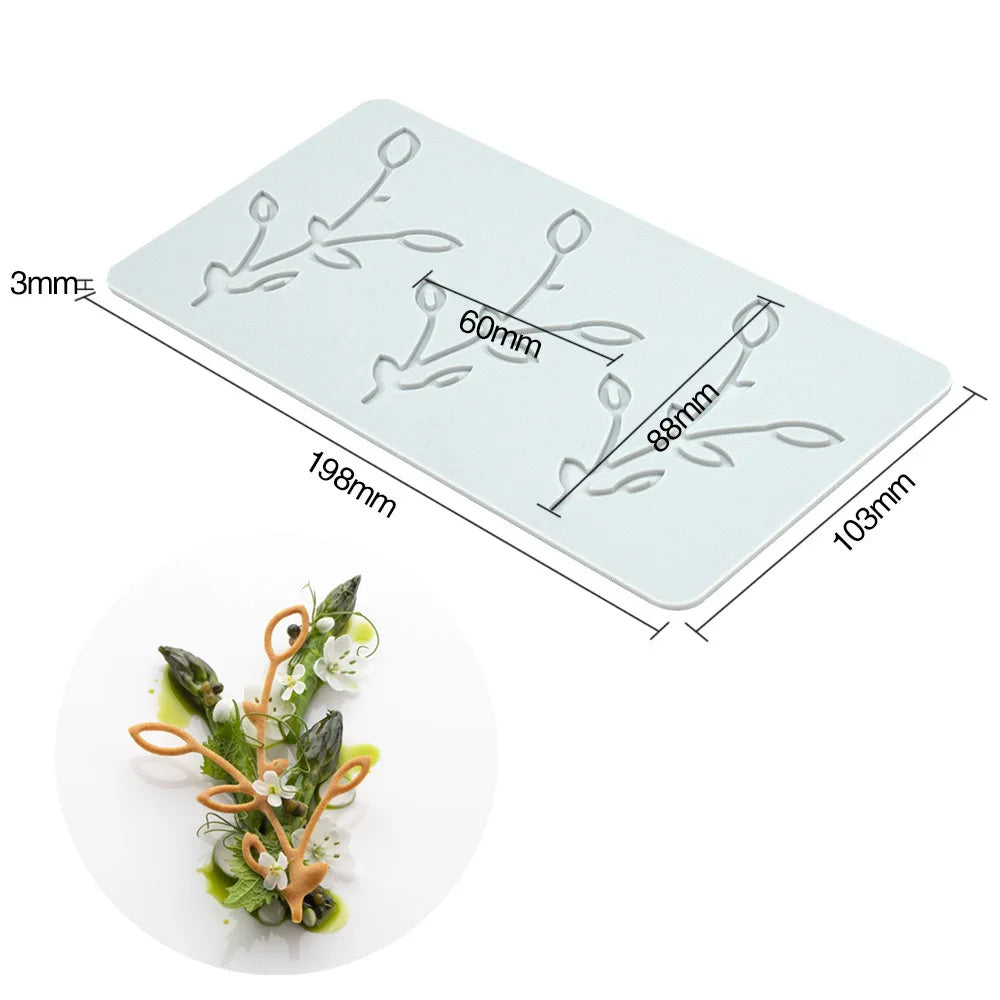 Vielseitige Silikon Kuchenform für dekorative Spitzen und Muster