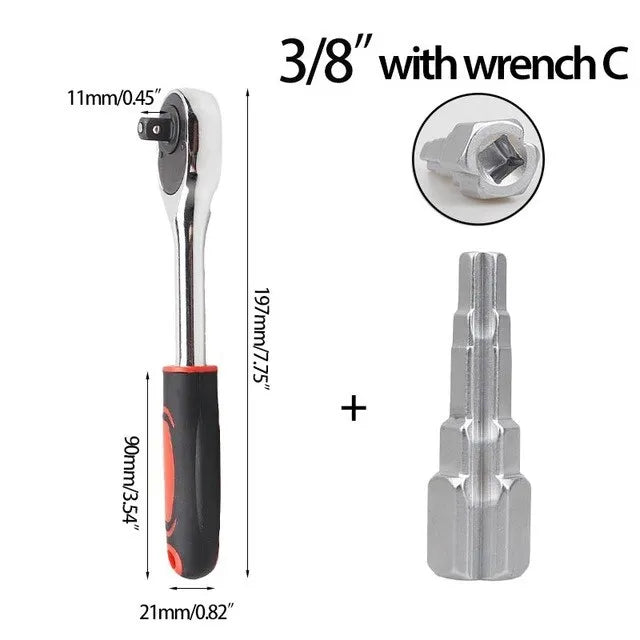 Robuster Kühler-Spanner mit Ratschenfunktion, 10-21 mm – kraftvoll - präzise