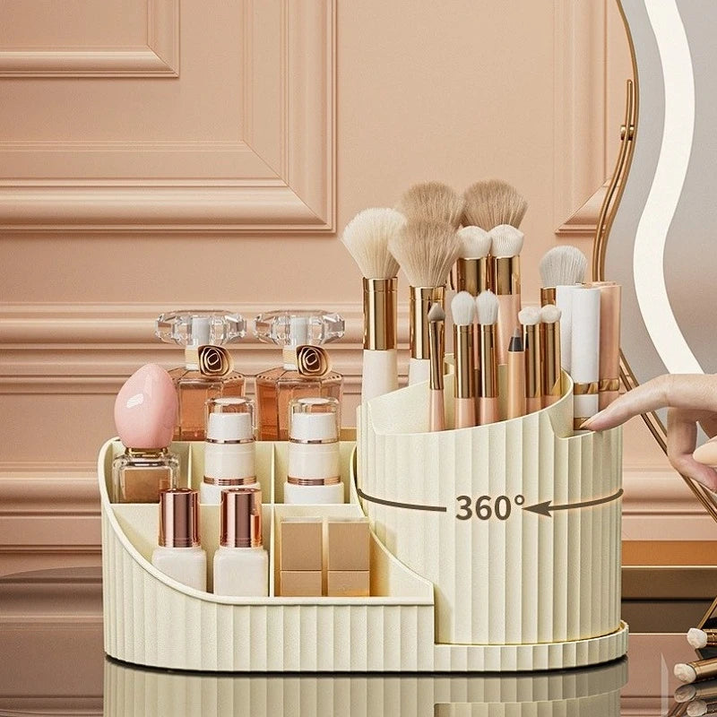 Rotierender Make-up Organizer mit staubdichtem Mehrzweckdesign
