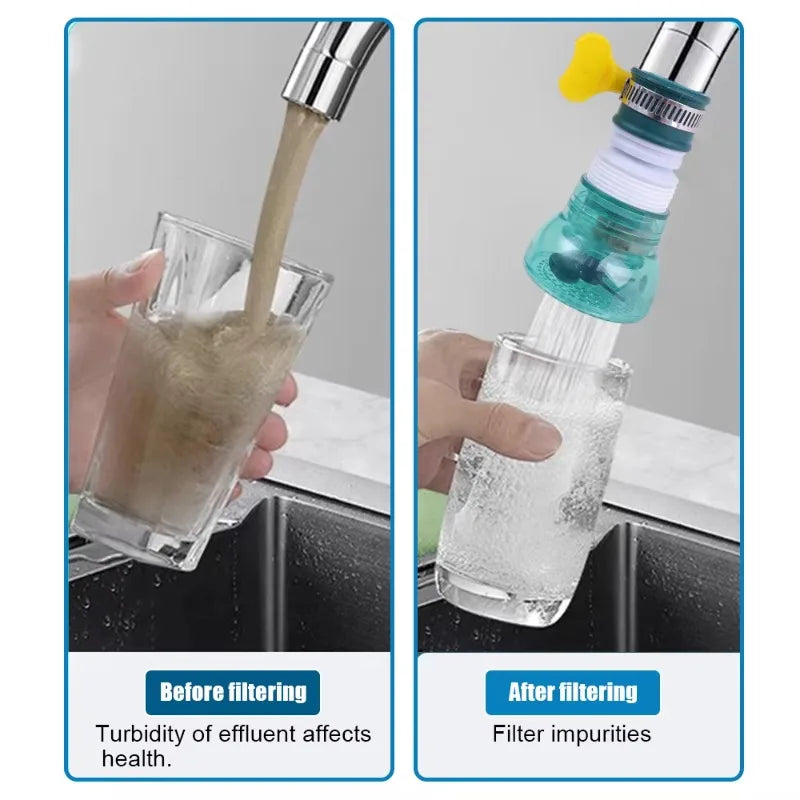 Universal Wasserhahnfilter mit Booster für sauberen Leitungswasserfluss