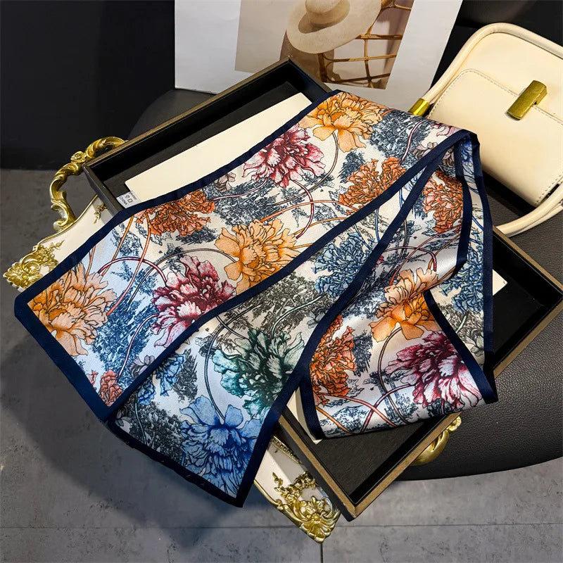 Dünner Seidenschal für Frauen – Multifunktionales Halstuch-Yabubest - Home & More