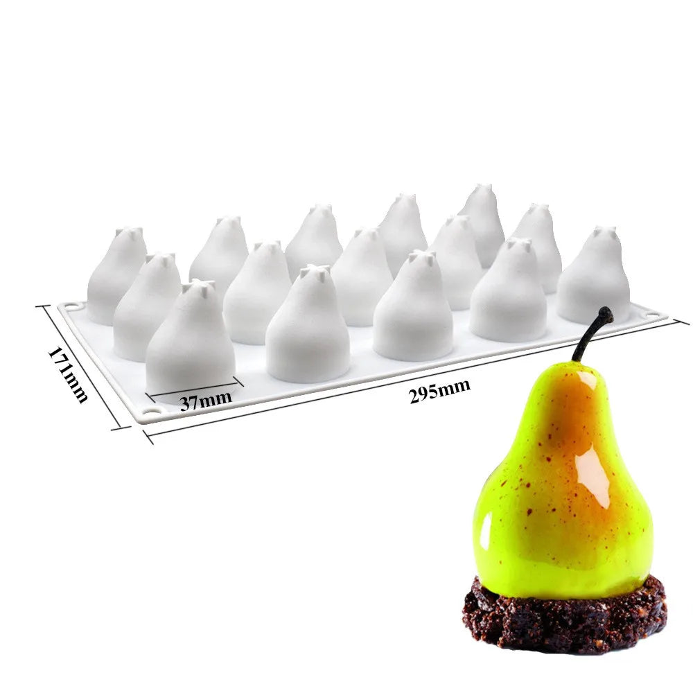 Fruchtige Silikon Backform für Mousse und Desserts