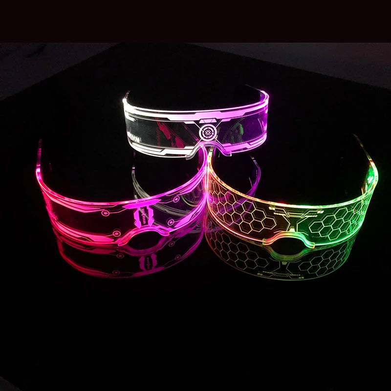 Leuchtende LED Partybrille mit Farbwechsel für unvergessliche Feste