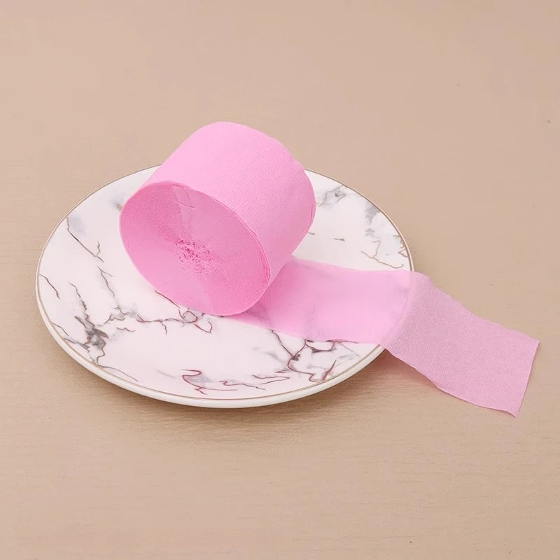 25m Crêpe Papier Streamer 4.5cm für DIY Deko und Blumen Basteln