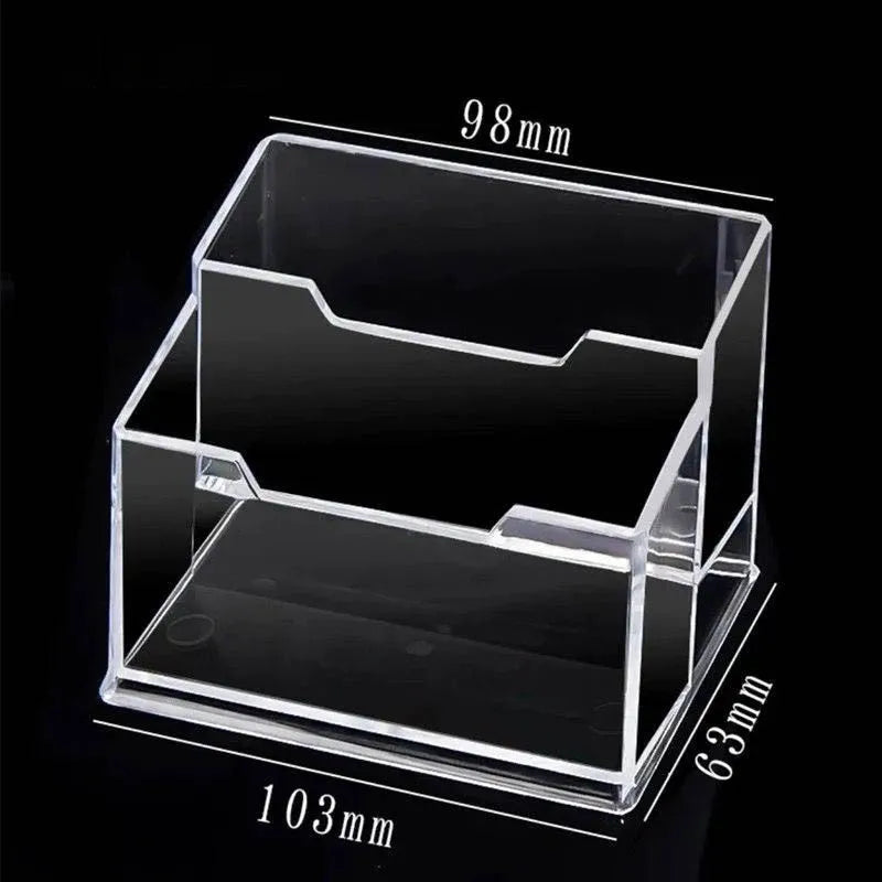 Transparenter Acryl Schreibtisch Organizer für Visitenkarten