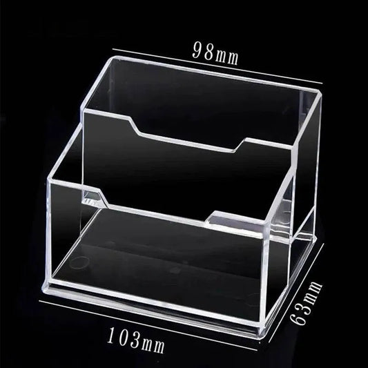 Transparenter Acryl Schreibtisch Organizer für Visitenkarten