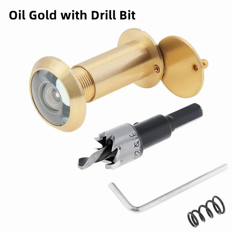 16mm Türspion 200° Weitwinkel – Sicheres Guckloch für 35-60mm Türen