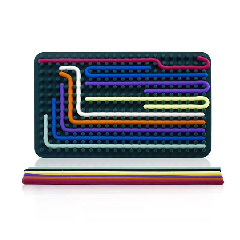 Sensorisches Silikon Aktivität Brett – Lernspiel - Zappeln Spielzeug Kinder