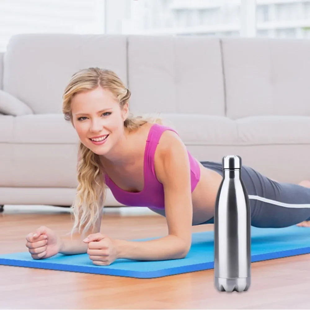 Isolierte Edelstahl Thermosflasche 350-1000ml – BPA-frei Sport & Freizeit