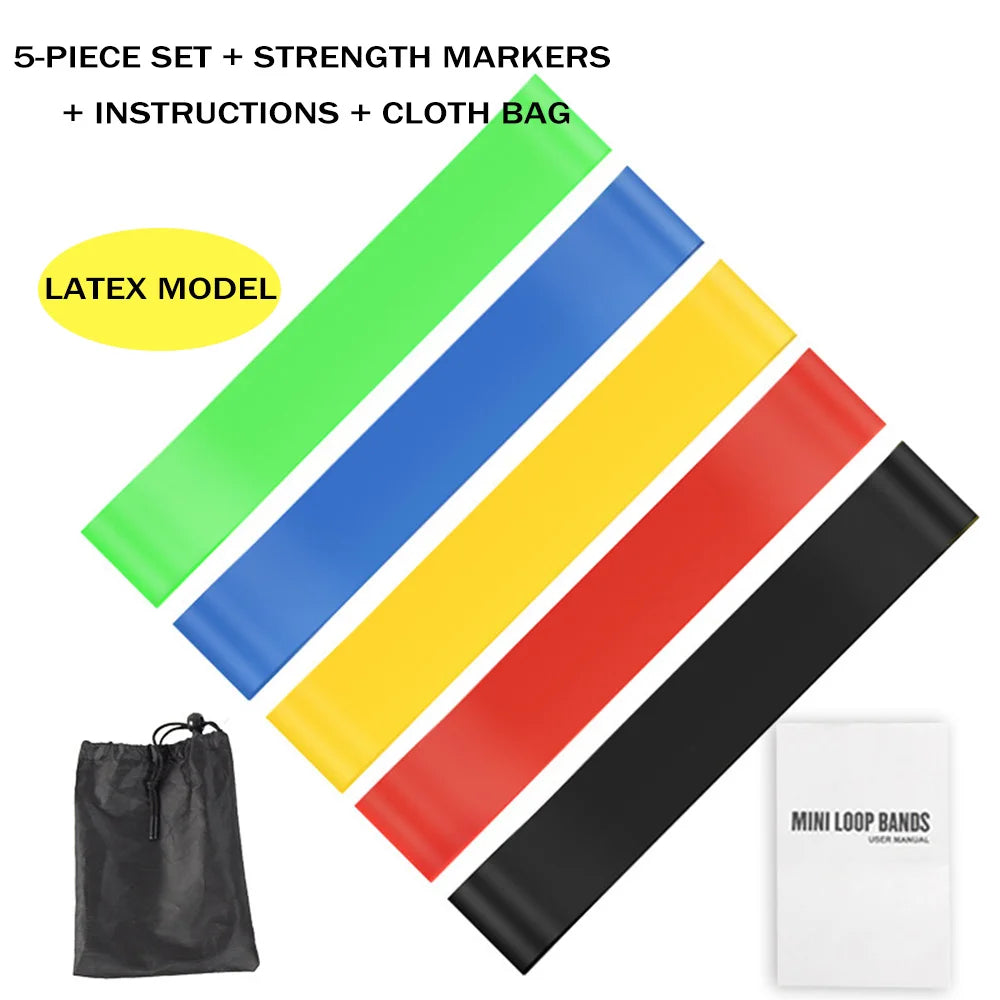 Yoga Widerstandsbänder Fitness Elastikbänder Trainingsbänder Hüftübungen