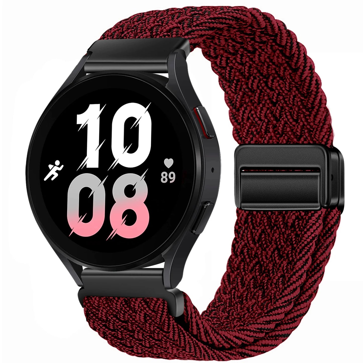 Magnetisches Nylonarmband 20/22mm für Smartwatches mit Schlaufenverschluss