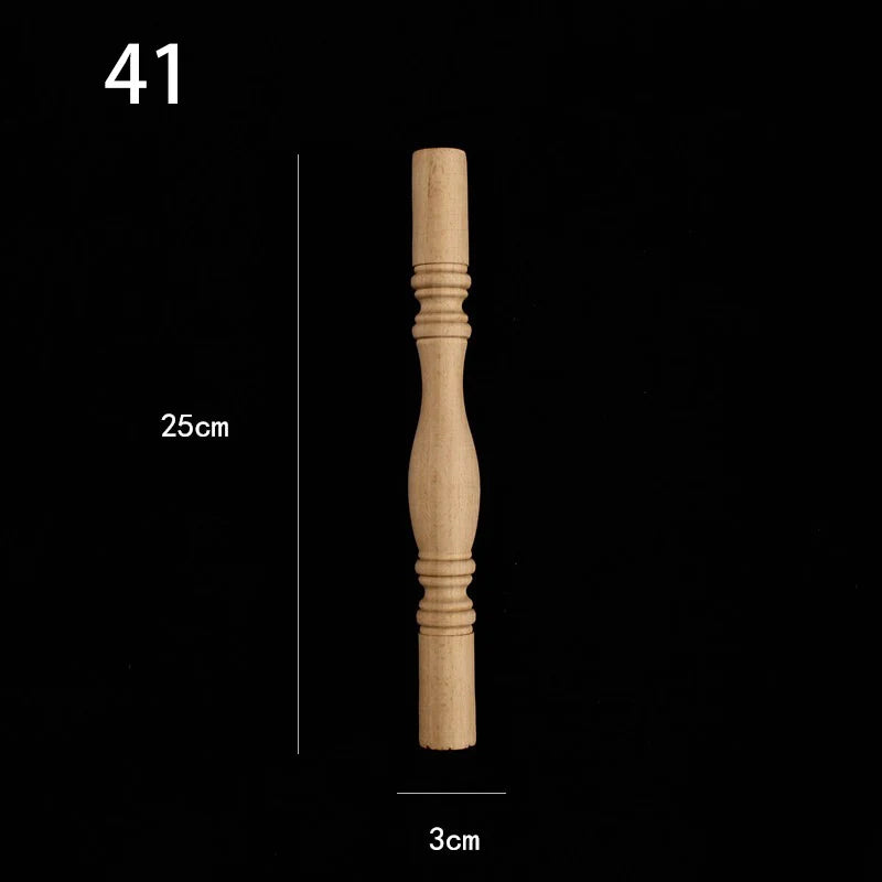 Holzapplikation Spindel Säule Dekoration für Möbel und Heim