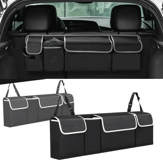 Robuster SUV Kofferraum-Organizer und Rücksitz-Aufbewahrungstasche mit Taschen