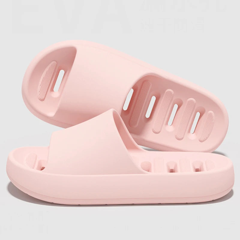 Indoor Water Leakage Bathroom Slippers Women Lightweight Eva Soft Sole Home Slip