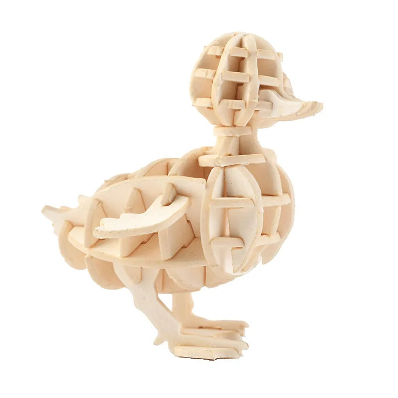 3D Holzpuzzle Tier Montageset DIY Geschenk für Kinder ab 12 Jahren
