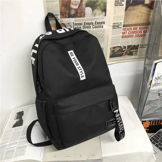 Unisex Großraum-Rucksack 20-35L mit robustem Polyester für Alltag - Schule