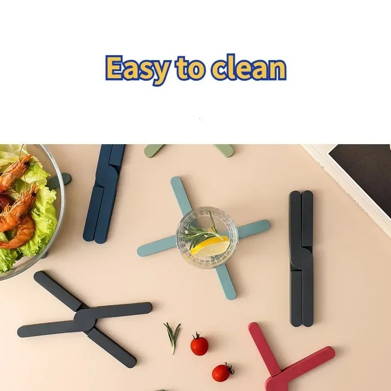 Hitzebeständiges Silikon Untersetzer Set für Küche und Tisch