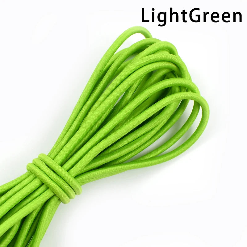 Flexibles 4mm Gummiband für DIY Kleidung, Haarbänder, Nähen