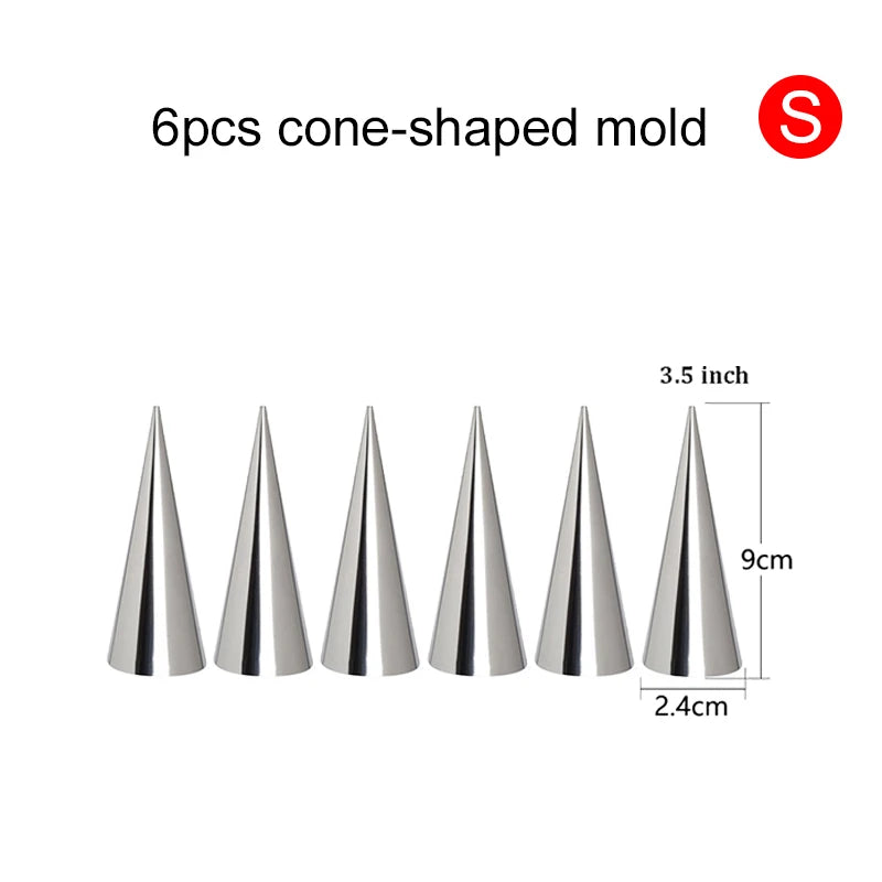 Edelstahl Backformen für knusprige Croissants und Desserts