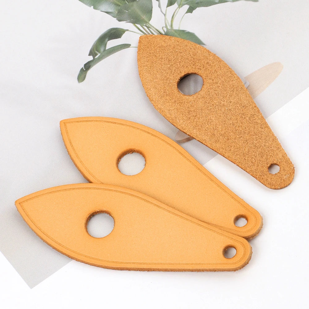 2 Stück DIY Echtleder Zip Puller Ersatz Reißverschlussköpfe für Nano Speedy Gepäck Rucksack Jacke Koffer Tasche Zubehör-Yabubest - Home & More