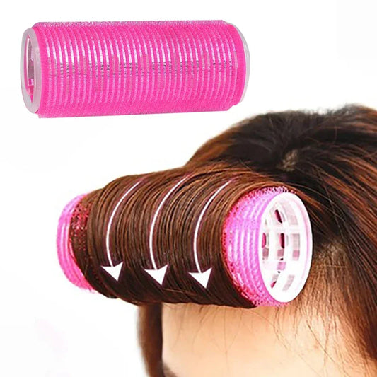 Schonend - vielseitig: Große selbstklebende Lockenwickler in 3 Styles für volles Haar