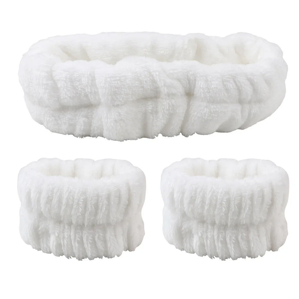 Elastisches Stirnband und Haargummi Set für Komfort und Stil