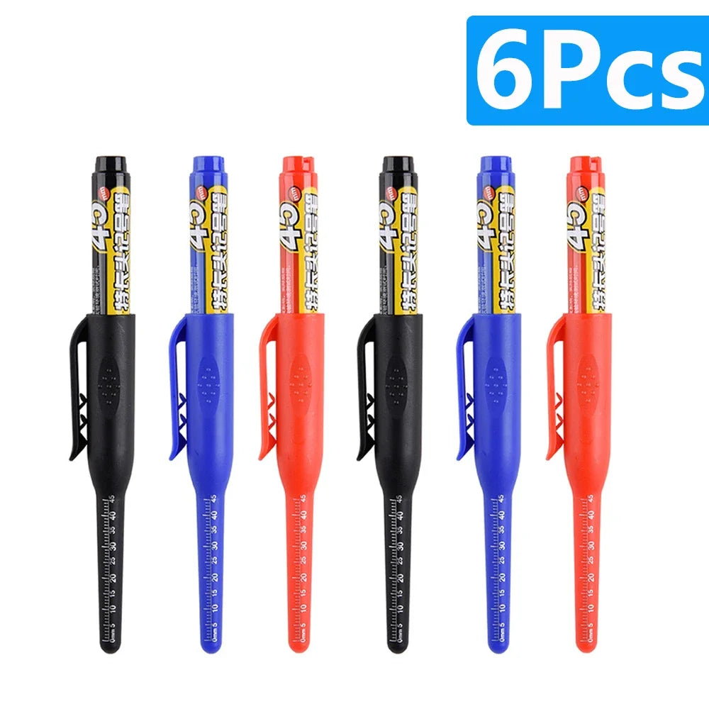 45mm Langspitze Tiefloch Marker – Wasserfester Stift für Holz, Fliesen, Metall