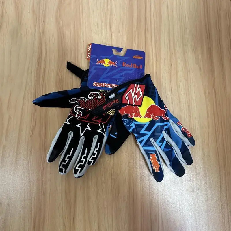 Vollfinger MTB Motorradhandschuhe rutschfest mit Silikon Gel Schutz Herren Damen
